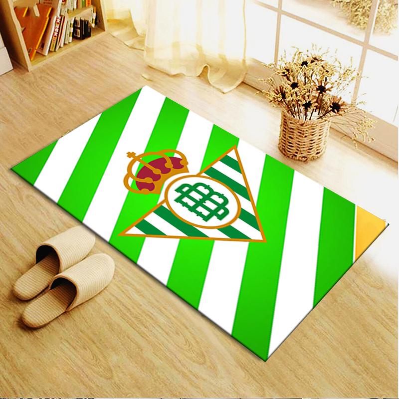 Новый ковер Real Betis 2025 для гостиной, спальни, дома, украшение дивана, нескользящий коврик для игр детей