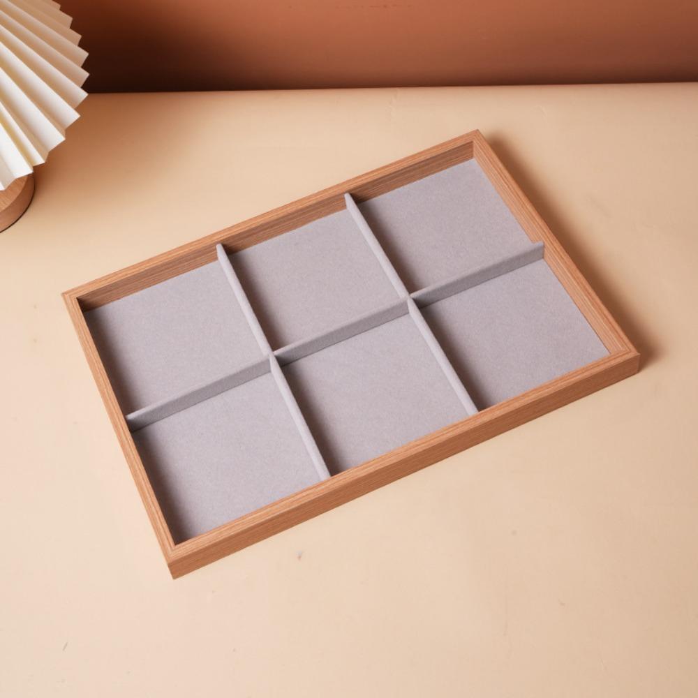 Деревянный поднос для ювелирных изделий, изысканная деревянная органайзерная коробка, антикварная коробка для хранения ожерелий и браслетов