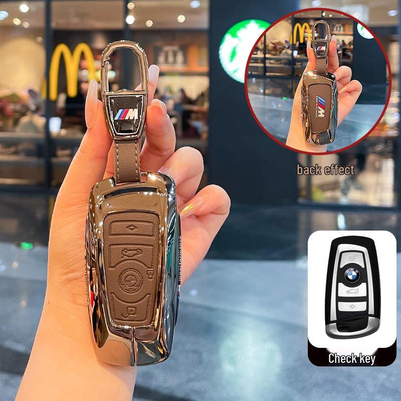 Совместимый чехол для ключа для моделей BMW X Series, 7/5/3 Series и i3