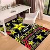 Rockstar logo Printed Absorbent Washable Carpet, Non-Slip Bathroom Mats, Kitchen Rugs, Yoga Mat,Living Room Entrance, Camping Picnic Rugs