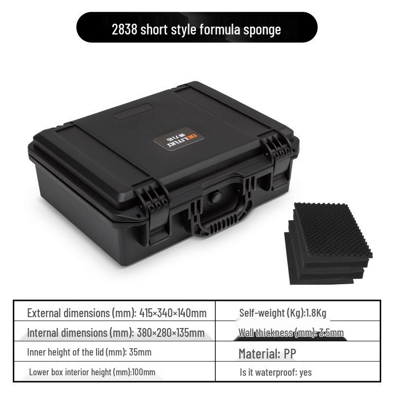 Пластиковый водонепроницаемый ударопрочный защитный бокс для камеры и оборудования
