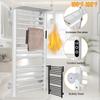 Bathroom Towel Warmer With Digital Display Thermostat Switch Temperature Sensor Controller Timer For Steel Pipe Bathroom Heatin