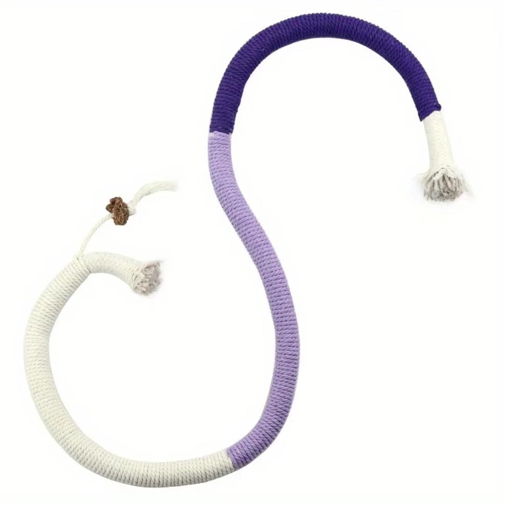 Cat Scratcher Rope Toy Cotton Rope Bite-resistant Chewing Toy Paw Claw Furniture Protector Interactive Cat Nip Teething Toys
