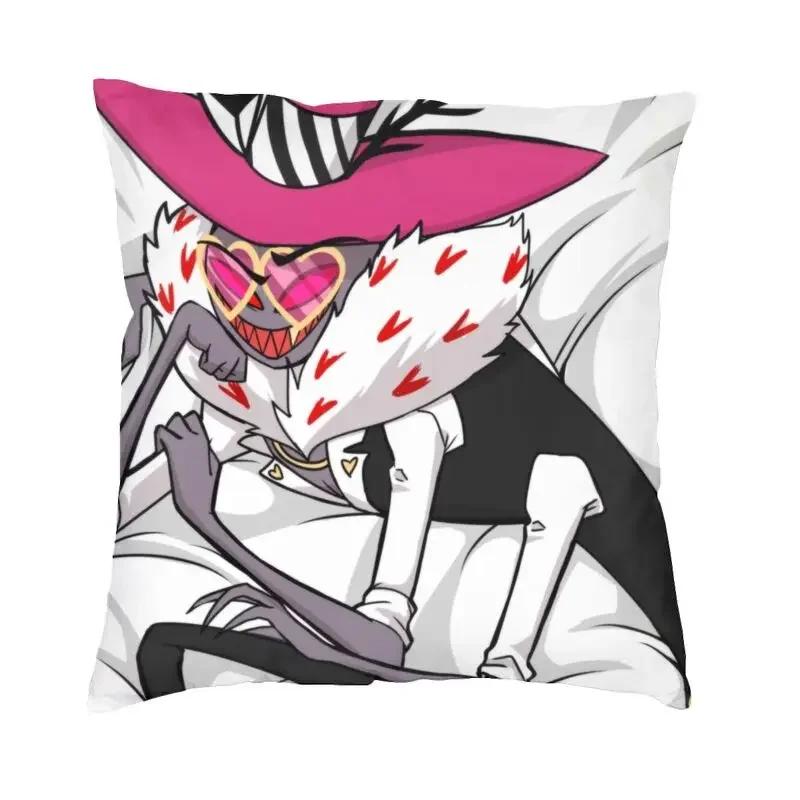 Modern Hazbin Alastor Buddy Sofa Cushion Cover Soft Cartoon Anime Pillow Case Home Decorative Pillowcase