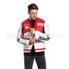 Unisex PU Leather Motorcycle Riding Jacket Streetwear Biker Coat With Embroidery Men Women