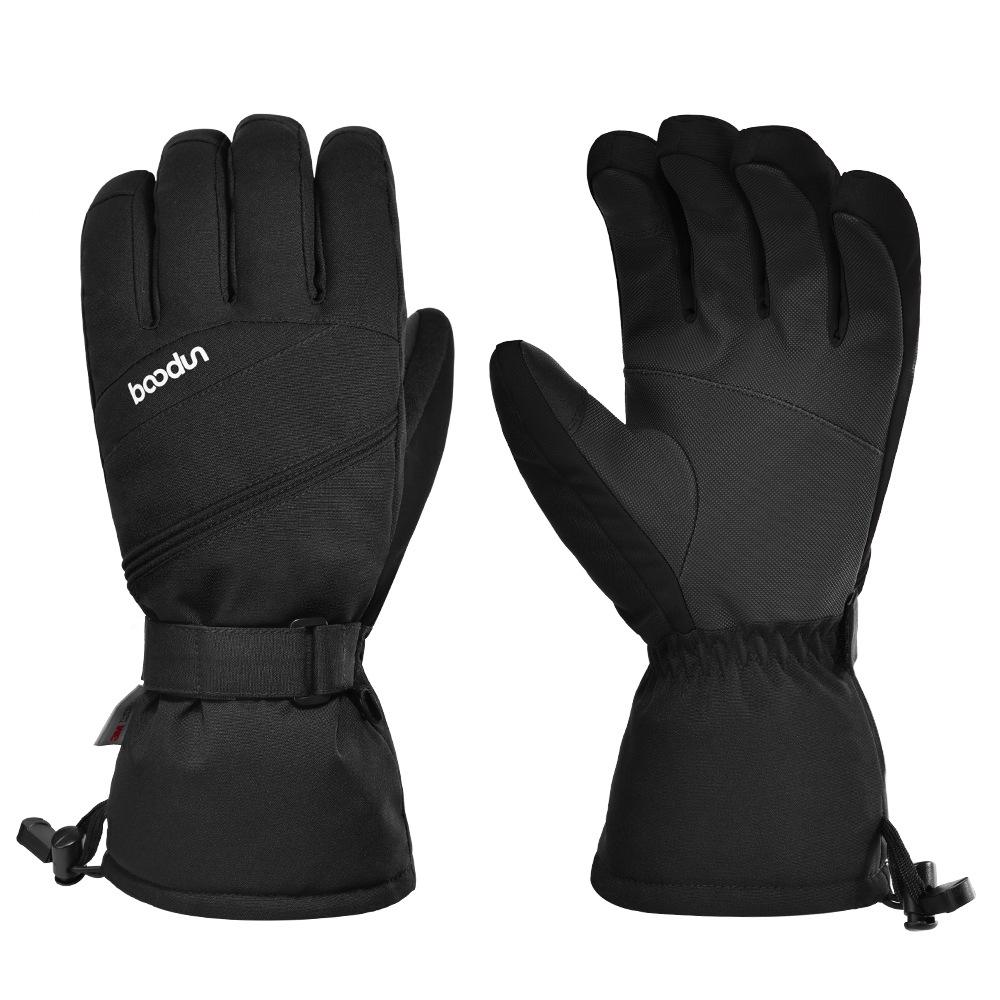 Boden 1384 Winter Ski Gloves: Warm, Cold-Resistant, Touchscreen Compatible, Plus Velvet Lining for Single and Double Board Use