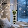 Polyester Yarn Crafting Set Crochet Garden Animal Spiral Hanging Kit, Beginner Friendly DIY Swing Nature Inspired Decor Butterfly Ladybug Hummingbird