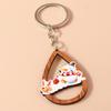 Cute Christmas Key Chain Snowman Santa Claus Key Ring Pendant for Car Key Holder Women Girls Handbag Decor DIY Jewelry Gift