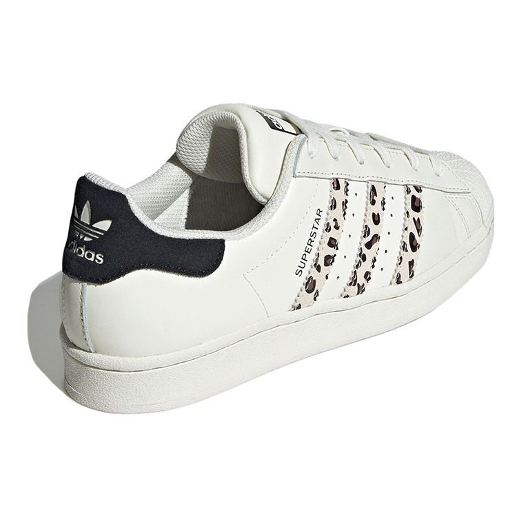 Adidas Женские кроссовки Superstar Off White Black Leopard Cream Core-Black IF7615
