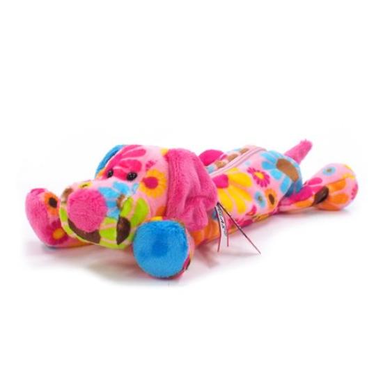 Пенал из плюша Douglas (Цветочная Собака)