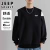 Мужская свободная толстовка JEEP SPIRIT с круглым вырезом и длинным рукавом