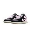 Jordan Air Jordan 1 Вишневый Цвет Розовый 1 Кожа Устойчивая к истиранию Низкие Винтажные Баскетбольные Кроссовки Унисекс Розовый 553558-092(Команда1119-1)