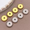 Stainless Steel Flat Spacer Beads - DIY Jewelry for Necklaces & Bracelets