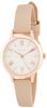 [Fieldwork] Analog Patre Pink Gold Leather Strap Watch JN002-2 Women's Gray