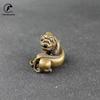 100% retro copper animal Pixiu sculpture statue Vintage animal Tea pet Fengshui Wealth Pixiu statue model Good Luck Decor Home