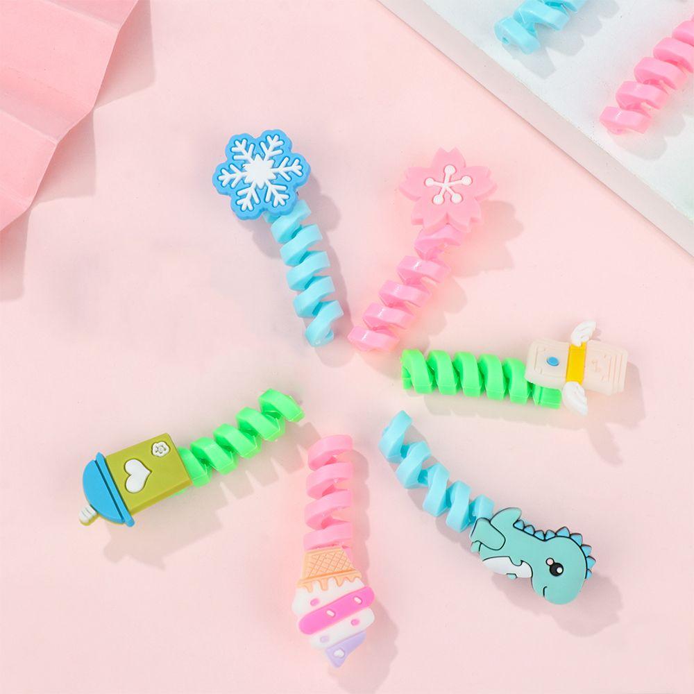 Мягкий зажим для трубки кабеля Держатель зарядного кабеля Защитные приспособления для шнура Защитная крышка для линии передачи данных