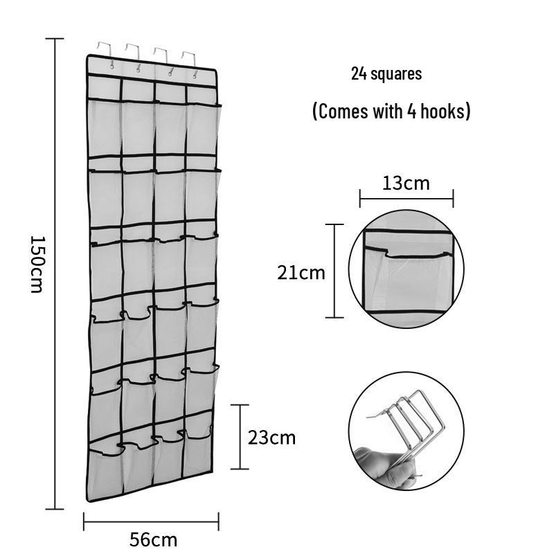 Наддверная сумка-органайзер для обуви на 35 отделений с крючками