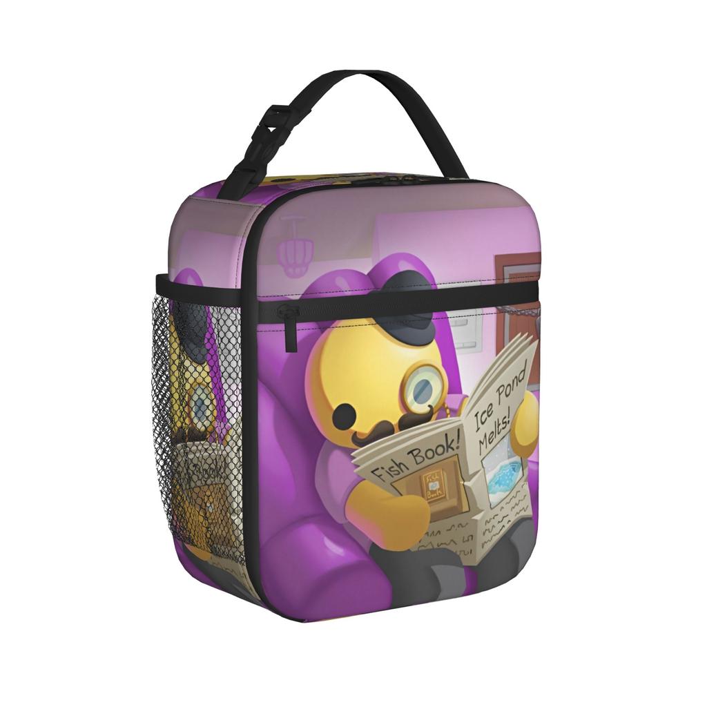 Wobblys Life Gaming Funny Insulated Lunch Bags High Capacity Hot Games Reusable Cooler Bag Lunch Box Tote Office Travel