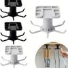 1PC Fashion Lifestyle Home Storage Hooks Wall-Mounted Utensils Hanger 360° Rotating Kitchen Utensil Rack for Kitchen Bathroom