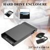 Чехол для внешнего жесткого диска SATA 2,5 дюйма, корпус жесткого диска USB 3.0, бесплатный инструмент