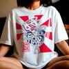Japanese Art Shirt, Japanese Street Wear, Japanese Style Clothing, Retro Japanese T-shirt Japanese Graphic Tee, Daruma Shirt
