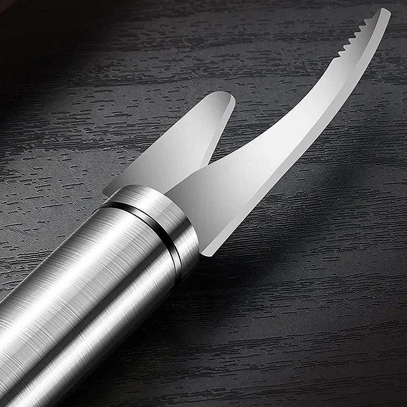 5pcs Stainless Steel Shrimp Line Knife Shell Peeling Tool Fast Shrimp Peeler Fish Knife Small Intestine Cleaning Home Kitchen Tools