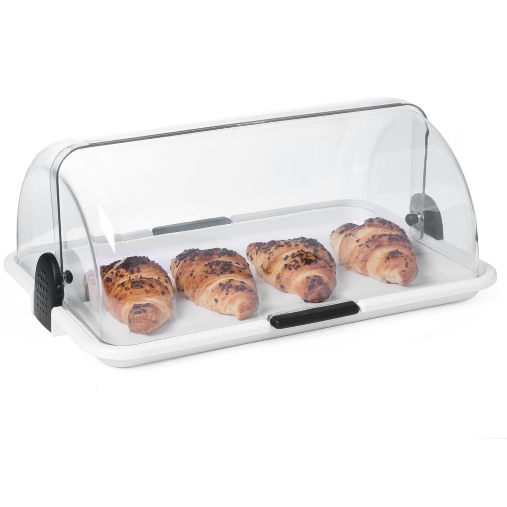 Food Display Case With Rolltop Cover, Single - Hendi 871706