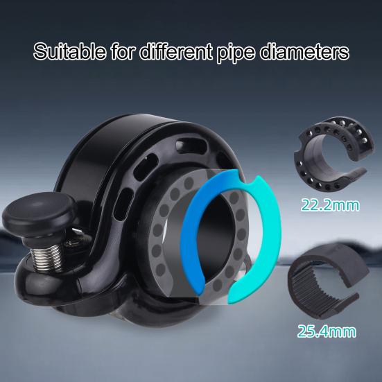 Велосипедный звонок из алюминиевого сплава для велосипеда для взрослых и детей, громкий 110 дБ