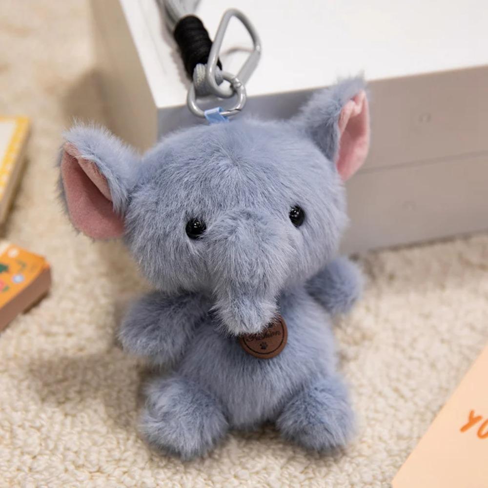 Elephant Dinosaur Panda Sloth Keychain Rabbit Duck Stuffed Capybara Doll Kids Toy