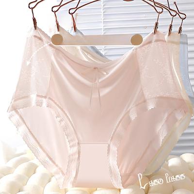 Плюс Размер Короткие Нижнее Белье С Высокой Талией Легкое Нижнее Белье Плюс Размера Женские Легкие Тонкие Трусики Женские Антибактериальные Промежность Сексуальные Трусики Для Женщин