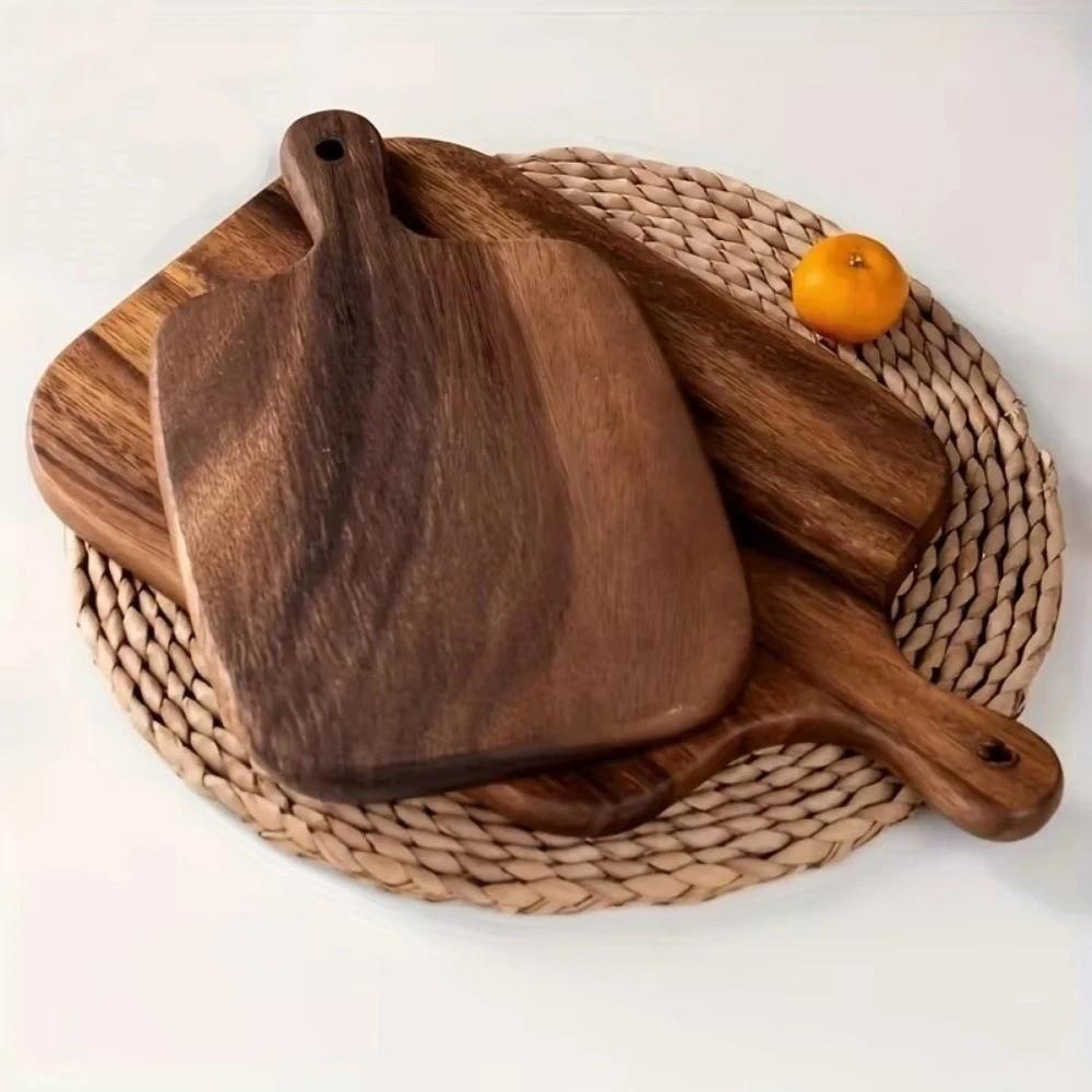 Разделочная доска, безопасная для пищевых продуктов, с ручкой, доска для хлеба, новая фруктовая доска для рыбы, сыра, хлеба, десертов