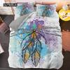 Комплект постельного белья Psychedelic Bohemian Dreamcatcher Single King Queen Size Пододеяльник с