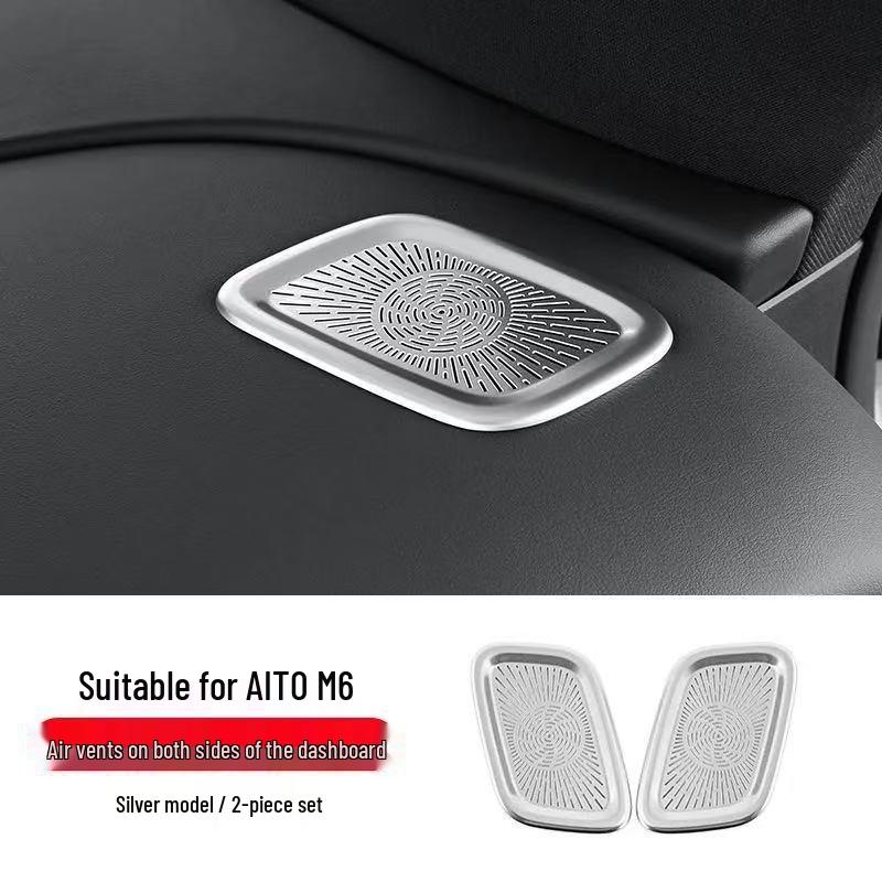 Накладки на вентиляционные отверстия приборной панели автомобиля AITO M6: Пылезащитный и предотвращающий засорение для центрального управления