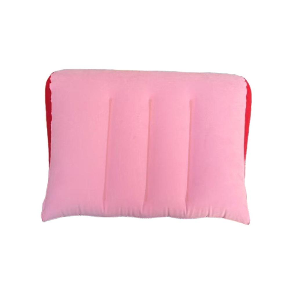 Triangle Cylinder Wedge Silicone Pillow PVC Flocking Inflatable Pillow New Triangle Pad  Home