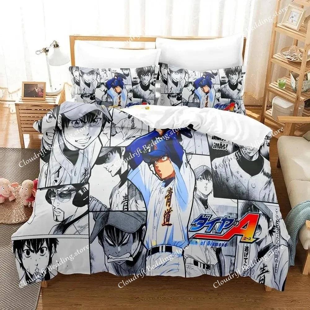 3D Печать Аниме Ace Of Diamond Комплект Постельного Белья Мальчики Девочки Размер Twin Queen Пододеяльник Наволочка Постель Дети Взрослые Домашний Текстиль026