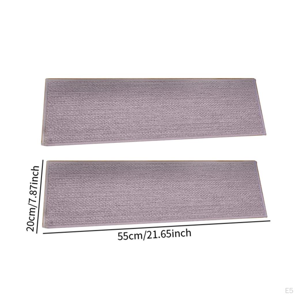 2 Pack Stair Treads for Wooden Steps 21.65x7.87inch Reusable Non Slip Runners Kids And Pets