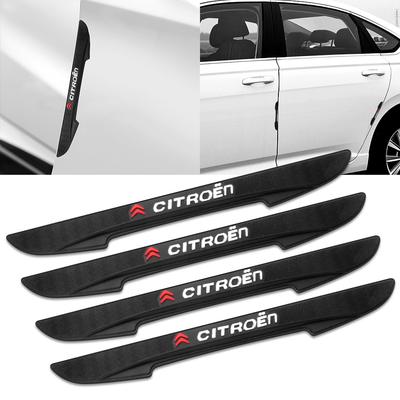 4 шт. Для C1 C2 C3 C4 Picasso C4L C5 C-ELYSEE C8 Защитная полоса на боковую дверь автомобиля Резиновая кромка Противоударный бампер Наклейка