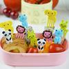 10pcs Bento Kawaii Animal Food Fruit Picks Forks Lunch Box Accessory Decor Tool