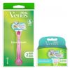 Gillette Venus Venus Extra Smooth для бритвы, оригинальный план, сменный стержень, 2 типа на выбор, 1 лезвие для бритвы Extra Smooth, 4 шт.