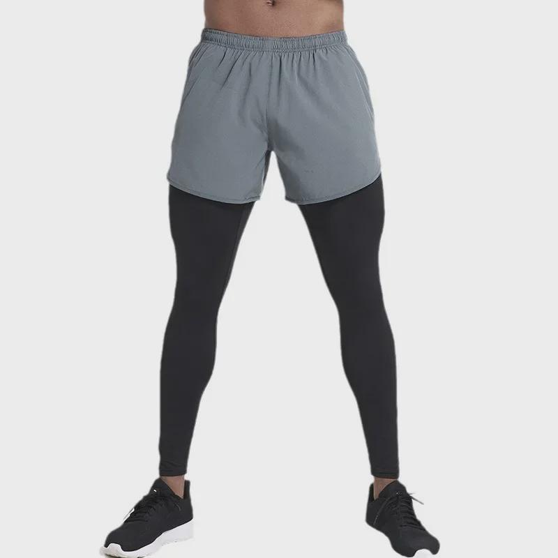 Мужские профессиональные шорты для марафона 2024 года с подкладкой — двухслойные, 3-дюймовые, тренд для легкой атлетики и фитнеса