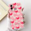 For Infinix Hot 12 Play Case Silicone Cute Fashion Butterfly Love Painted For Cover Inifnix Hot 12 Play Phone Case X6816 X6816C
