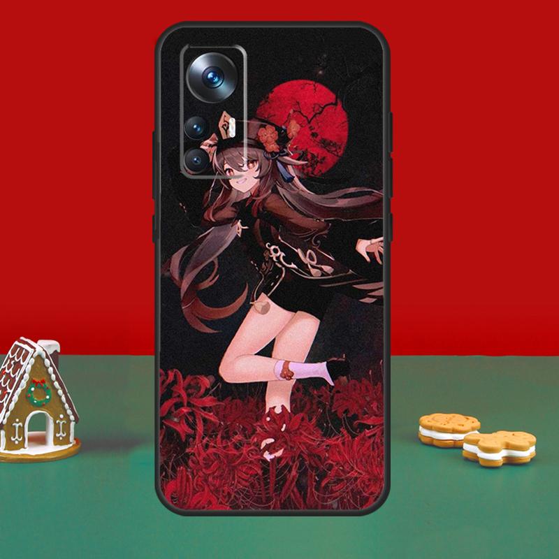 Чехол Genshin Impact Ху Тао для Xiaomi 17 14 15 Ultra 13T 14T 15T Pro Чехол для POCO X7 Pro X5 X6 F5 F6 F7 F8 Ultra