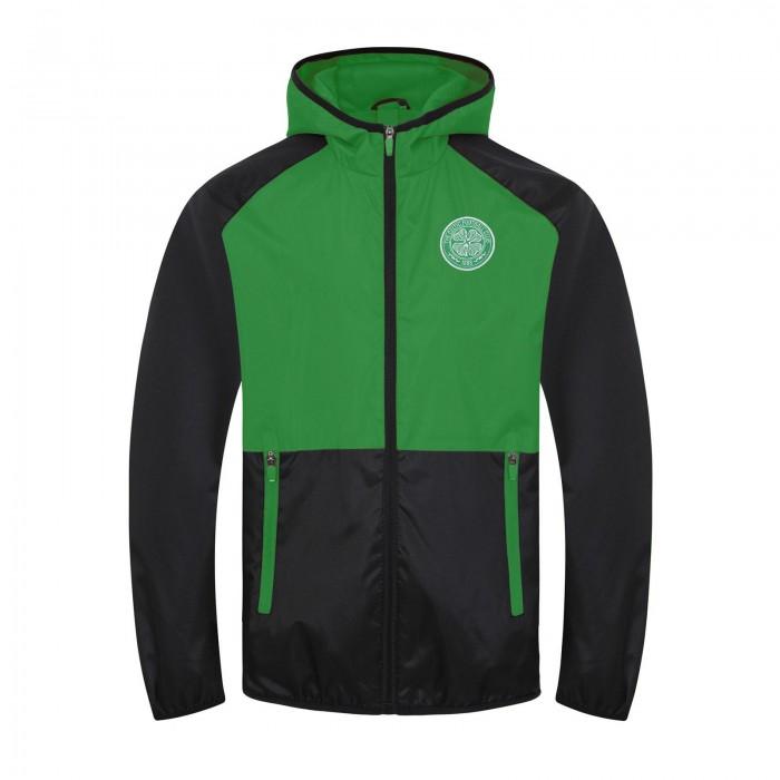Celtic FC Boys Crest Raglan Windbreak