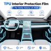 Car Accessories Center Console Transparent TPU Protective Film Anti Scratch Sticker LCD Screen Film For Geely Galaxy L6 2024