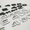 3D ABS Car Letter Logo E400 E450 4MATIC Rear Trunk Sticker Emblem For E Class E400 E450 W213 Auto Tail Accessories
