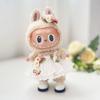 Baby Clothes 15/17labubu Macaron Labu Doll Vinyl Blind Box Pendant Clothes