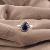 Кольцо с содалитом, Драгоценный камень 925 Проба Стерлинговое серебро Ювелирное кольцо, Украшения ручной работы Красивое кольцо, Подарок для нее