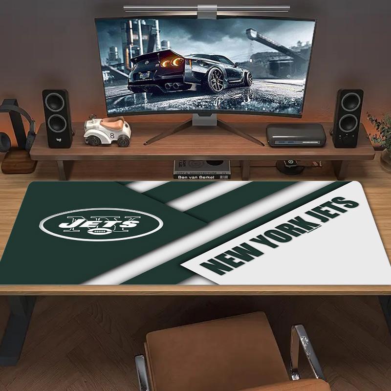New york jets Color Mouse Pad Large Gaming Table Cushion Non-slip Laptop Tablet Big Mousepad XXL Mat Mini PC Playmat With Lock edge