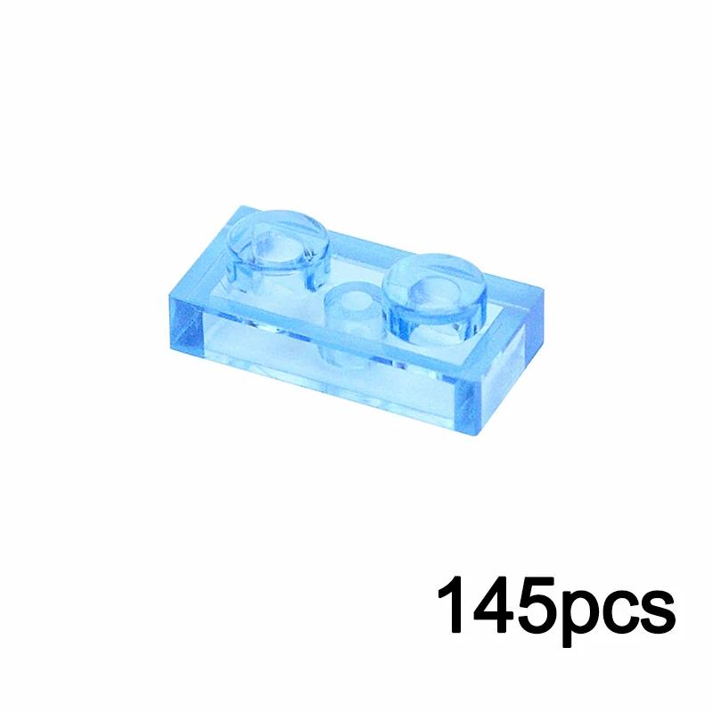DIY Прозрачные Тонкие Пластины Фигурки 3024 3023 Строительные Блоки 1x1 2X2 1x2 Точка Сборка Образовательный Конструктор Прозрачный Кирпичик Игрушка