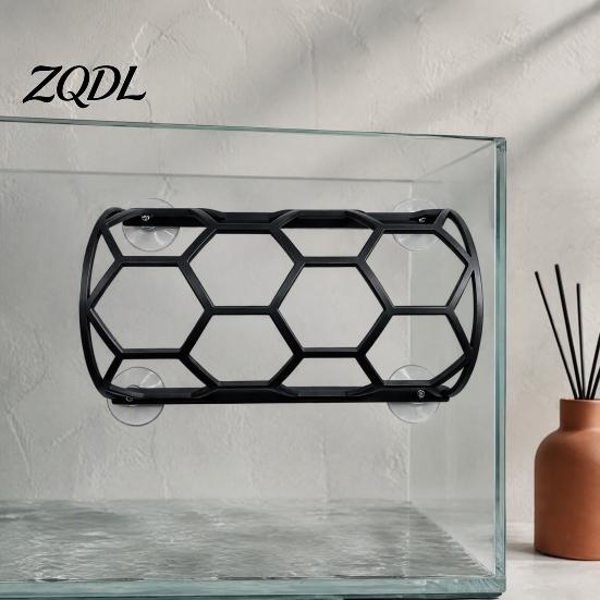 Customizable Reptile Habitat Honeycomb Climbing Shelf, Suction Cup Snake Tunnel Hide, Rest Platform Shelf for Ball Python, Lizard, Bearded Dragon,